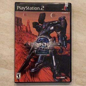 Armored Core 2 PlayStation 2 Game PS2 Complete Mars Space Spaceship Spacecraft